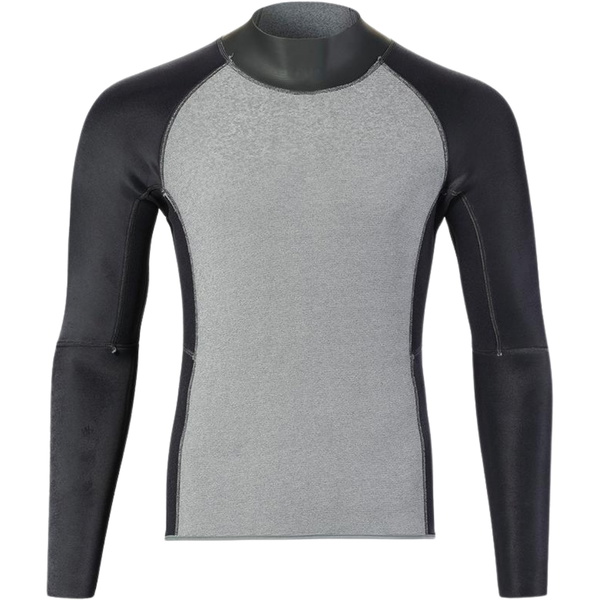 2025 Musto Mens Champ Long Sleeve 2mm Neoprene Top 82415 - Dark Grey / Marle